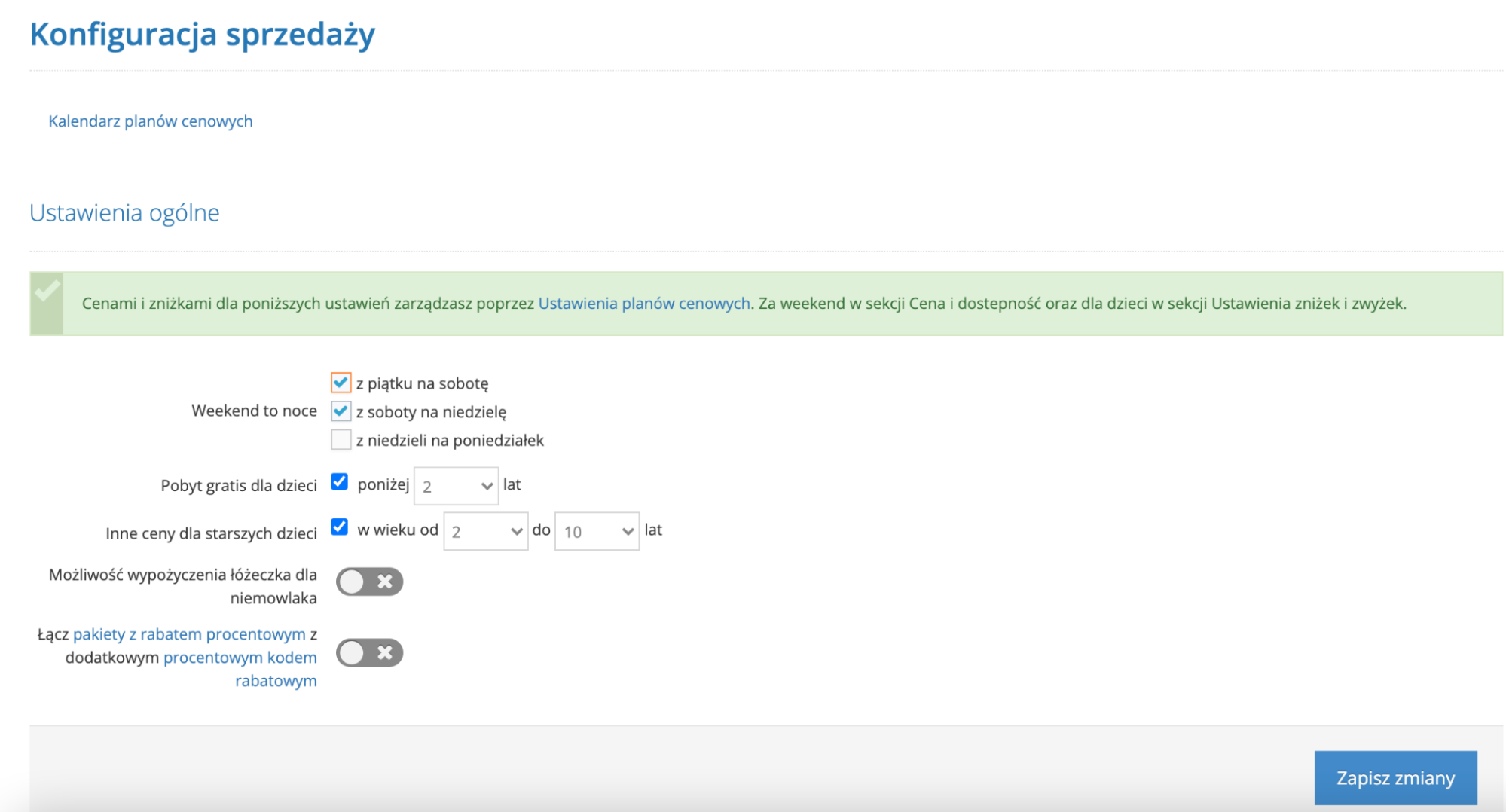 Konfiguracja sprzedaży - Konfiguracja sprzedaży