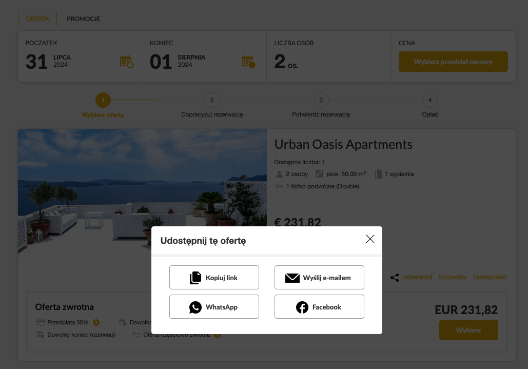 uszybsze udostepnianie ofert